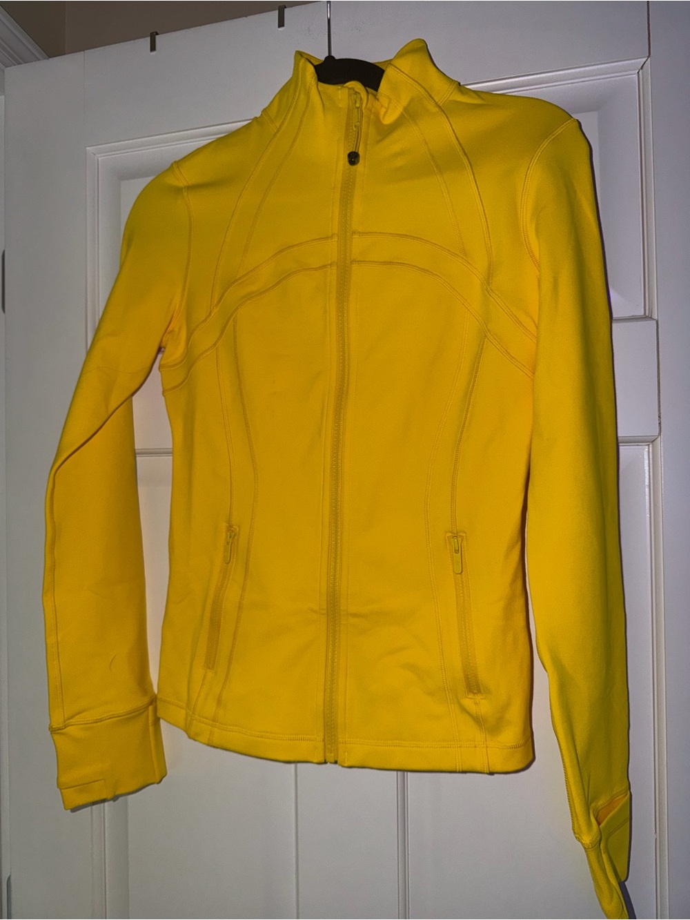 Lululemon Define Luon Track Zip Jacket Honeycomb🐝🍯 Bright Yellow 6 Like New